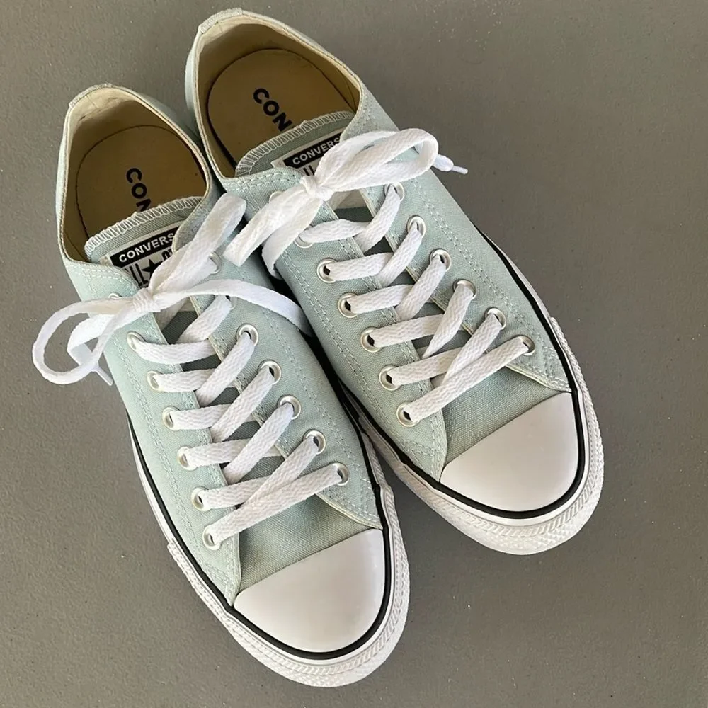 Converse All Star Unisex Low CTAS OX 160460F Men’s 9 Women’s 11 Ocean Bliss Blue